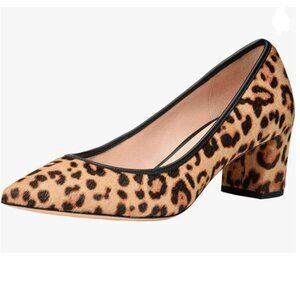YDN Animal Print Block Heel Pumps